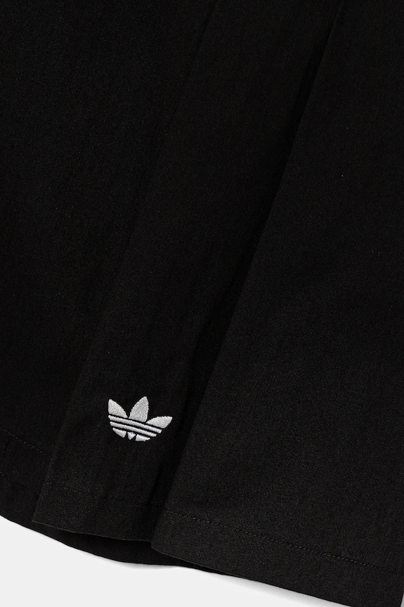 Παιδική βαμβακερή φούστα adidas Originals μαύρο JV7702
