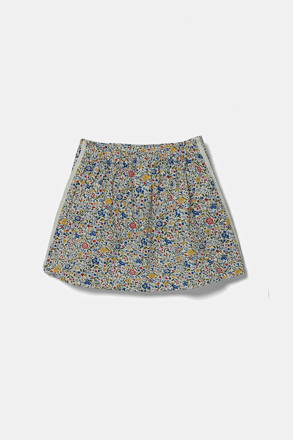 Djevojčice Dječje pamučna haljina adidas Originals JV7819 bež