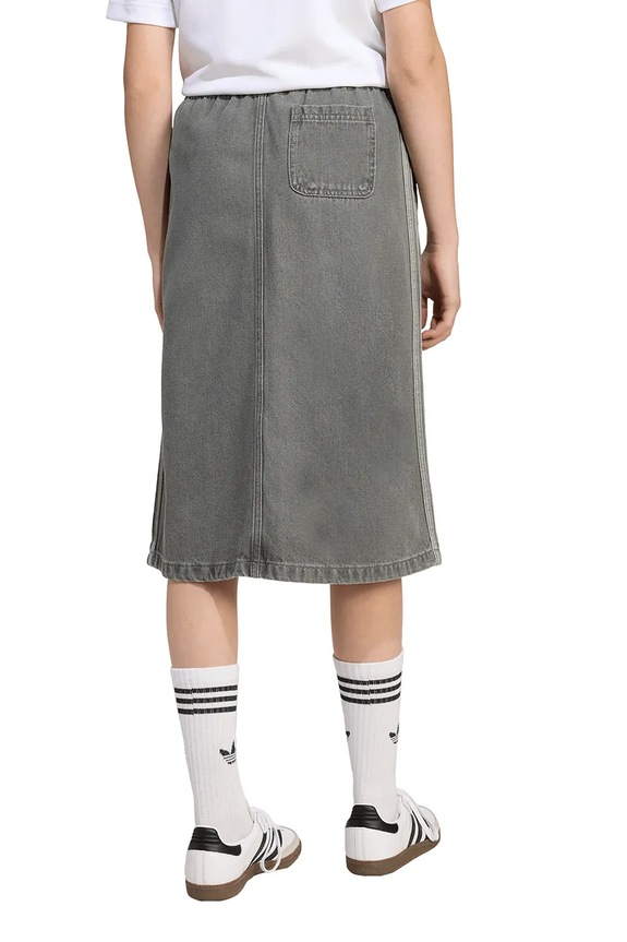 Παιδική τζιν φούστα adidas Originals JY3561 γκρί