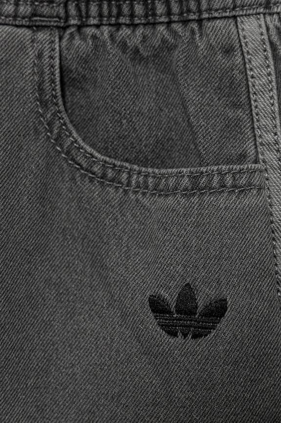 Παιδική τζιν φούστα adidas Originals γκρί JY3561