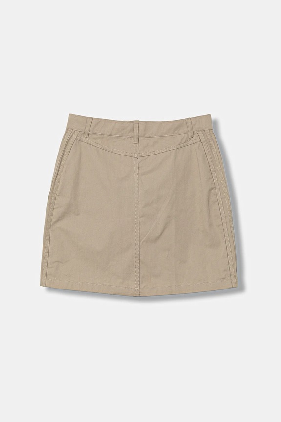 Fete adidas Originals fustă din bumbac pentru copii JY2747 bej