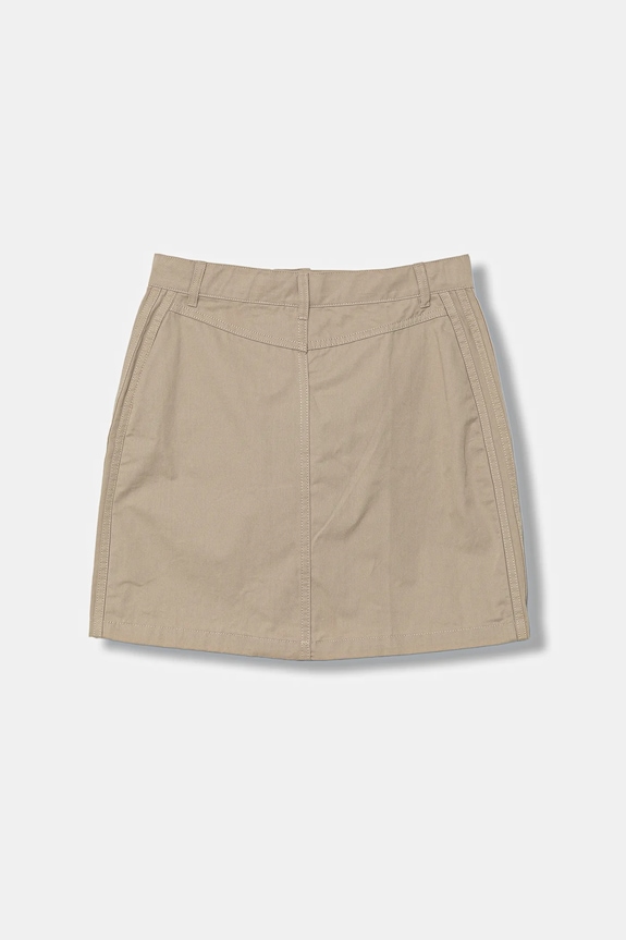 Fete adidas Originals fustă din bumbac pentru copii JY2747 bej