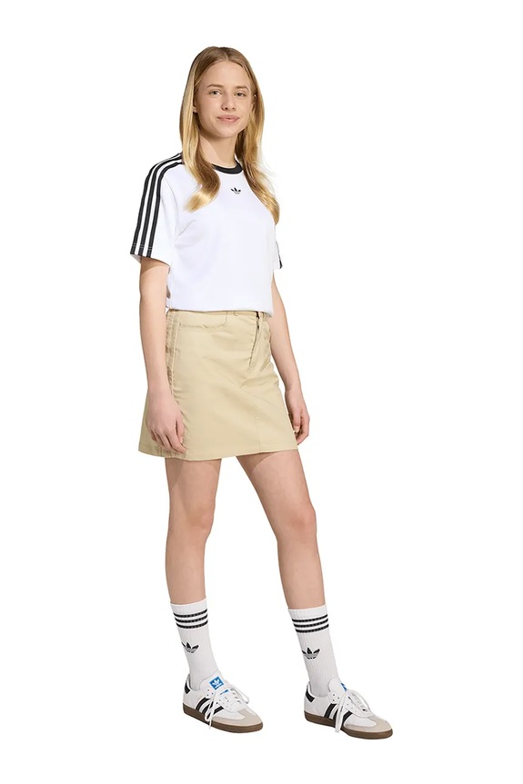 adidas Originals fustă din bumbac pentru copii JY2747