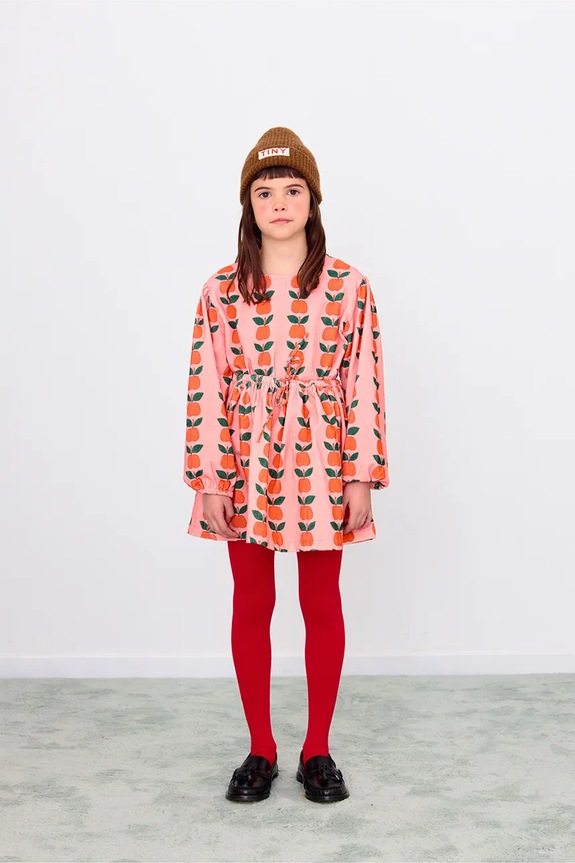 Tinycottons spódnica dziecięca APPLES SKIRT różowy AW25.384