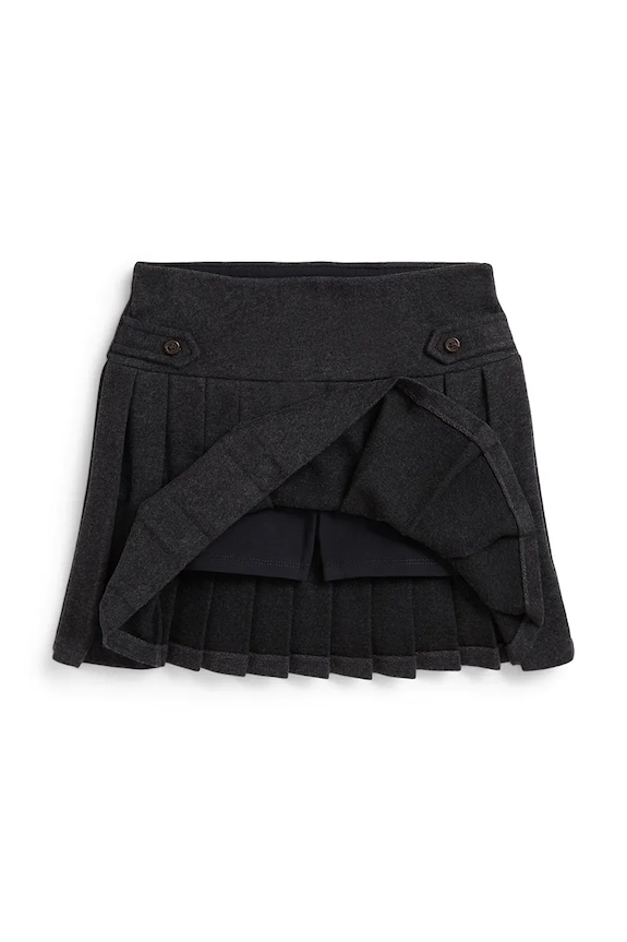 Dječja suknja Polo Ralph Lauren siva 313979065001