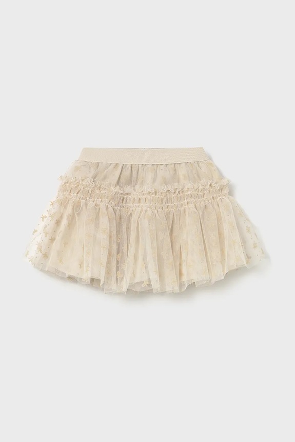 Детская юбка Mayoral 2901.4D.Baby.9BYA бежевый AW25