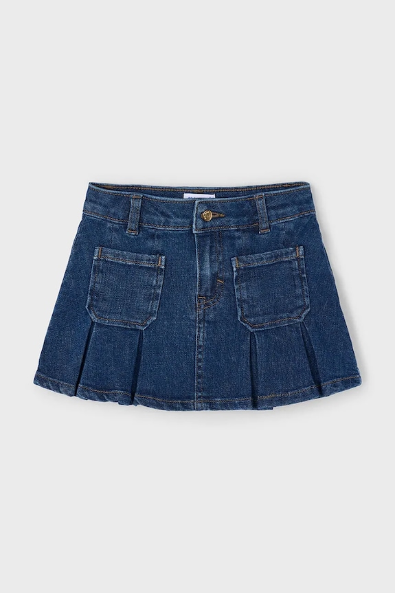 Mayoral fustă denim pentru copii 4901.6C.Mini.9BYA bleumarin AW25