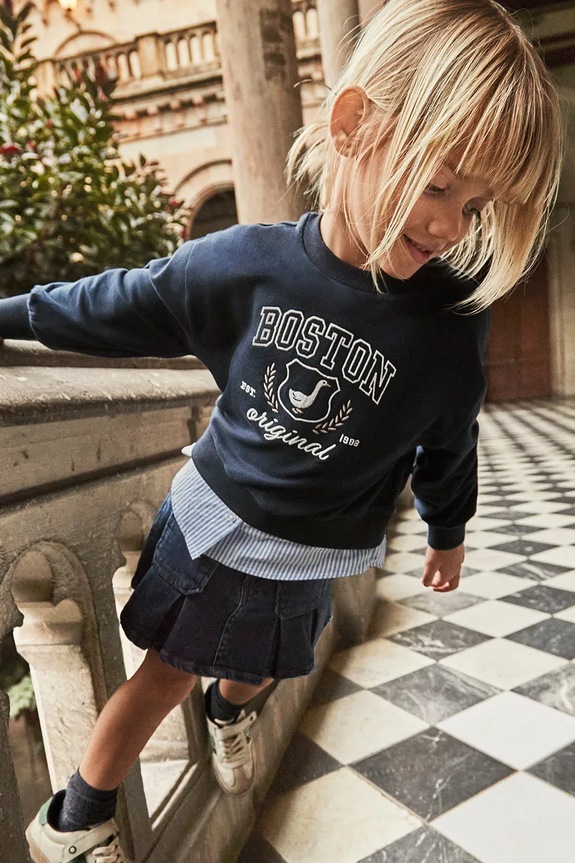 Mayoral fustă denim pentru copii 4901.6C.Mini.9BYA