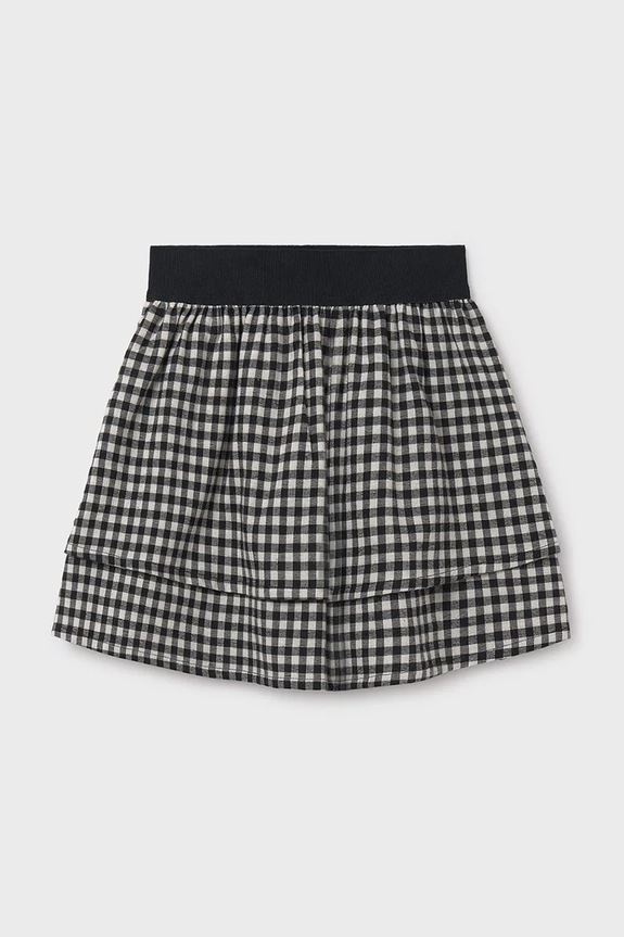 Παιδική φούστα Mayoral καρό γκρί 7906.8J.Junior.9BYA