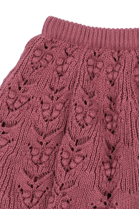 Девочка Детская хлопковая юбка Konges Sløjd CABBY SKIRT GOTS KS103739.9BYA розовый