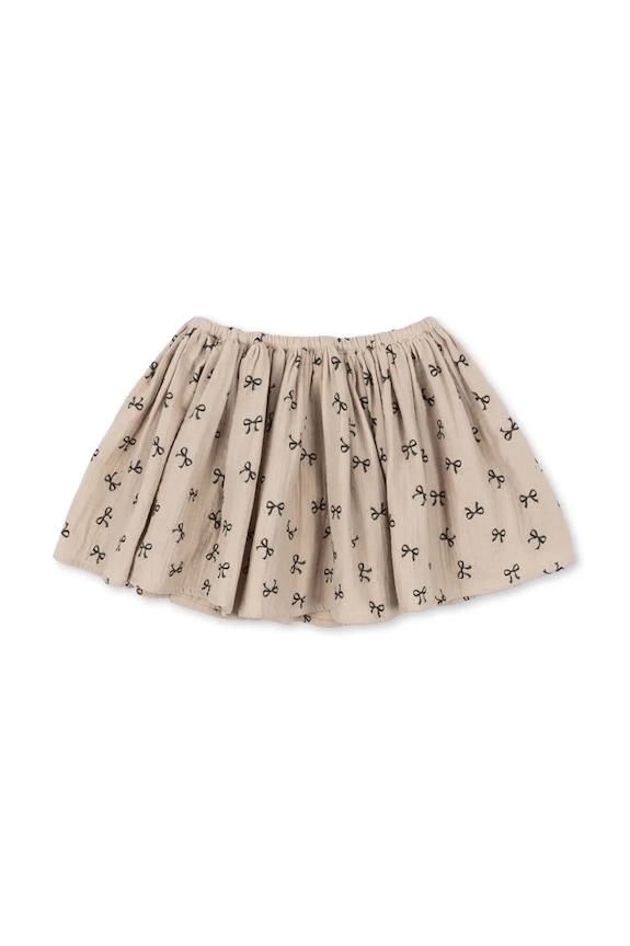 Παιδική βαμβακερή φούστα Konges Sløjd COCO SKIRT GOTS βαμβάκι μπεζ KS103761.9BYA