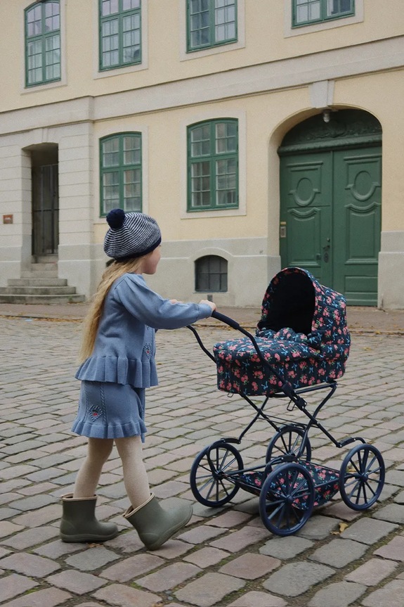 Dievčenská bavlnená sukňa Konges Sløjd SOLEIL KNIT SKIRT GOTS KS103982.9BYA