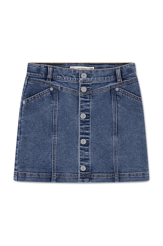 Levi's gonna bambina BUTTON FRONT SKIRT mini blu 3EN580