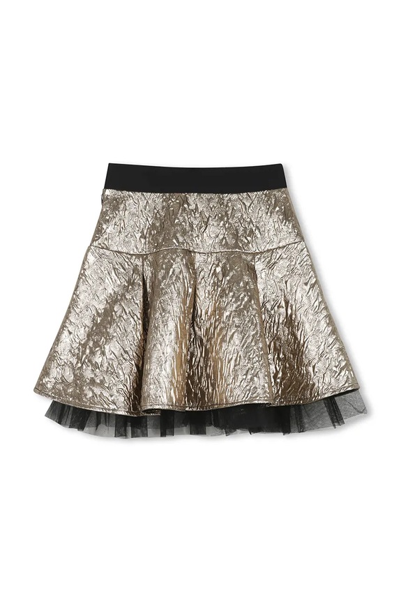 Dievča Dievčenská sukňa Karl Lagerfeld Z30598.156.162 zlatá