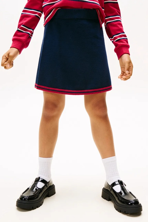 Dziewczynka Tommy Hilfiger spódnica dziecięca KG0KG08913.9BYA granatowy
