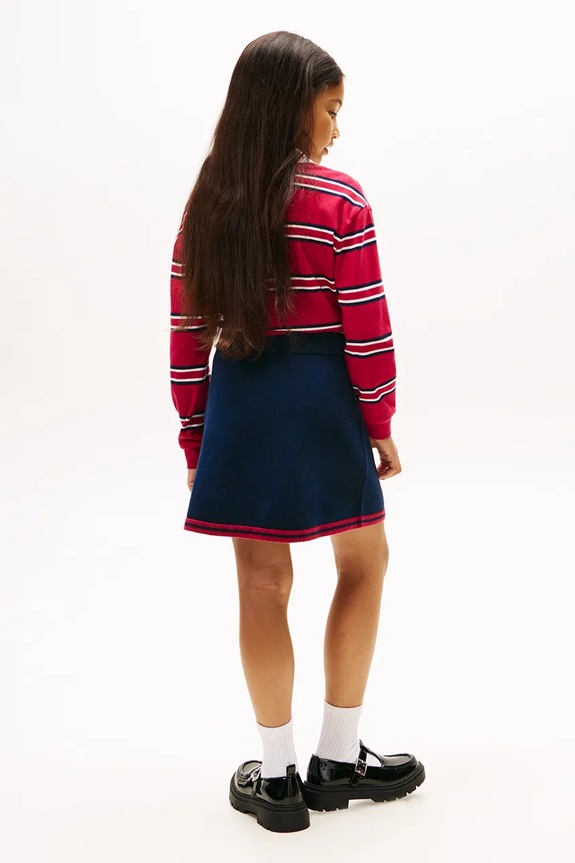 Tommy Hilfiger spódnica dziecięca KG0KG08913.9BYA granatowy