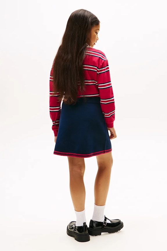 Tommy Hilfiger spódnica dziecięca KG0KG08913.9BYA granatowy
