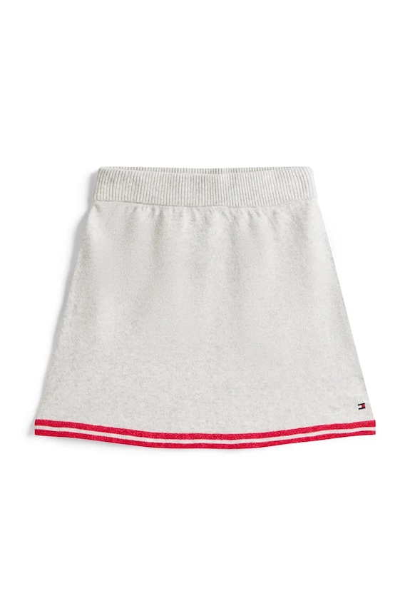 Tommy Hilfiger spódnica dziecięca KG0KG08913.9BYA szary AW25