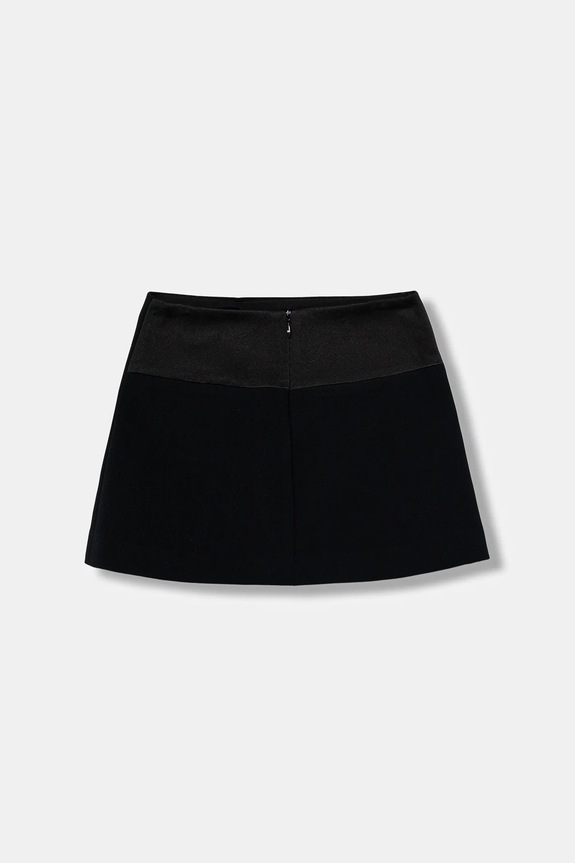 Elisabetta Franchi fustă fete EFGO200.0.GA085.116.128 negru AW25