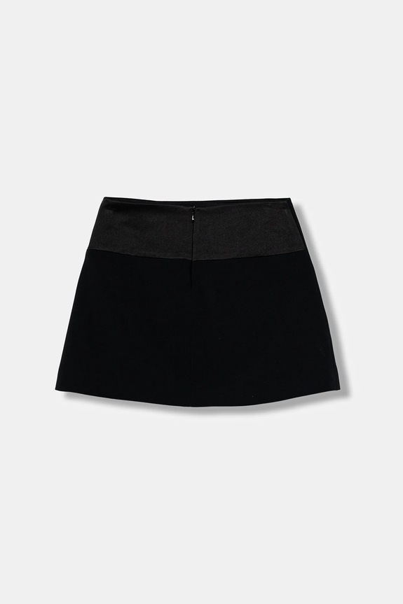 Dječja suknja Elisabetta Franchi EFGO200.0.GA085.140.158 crna AW25
