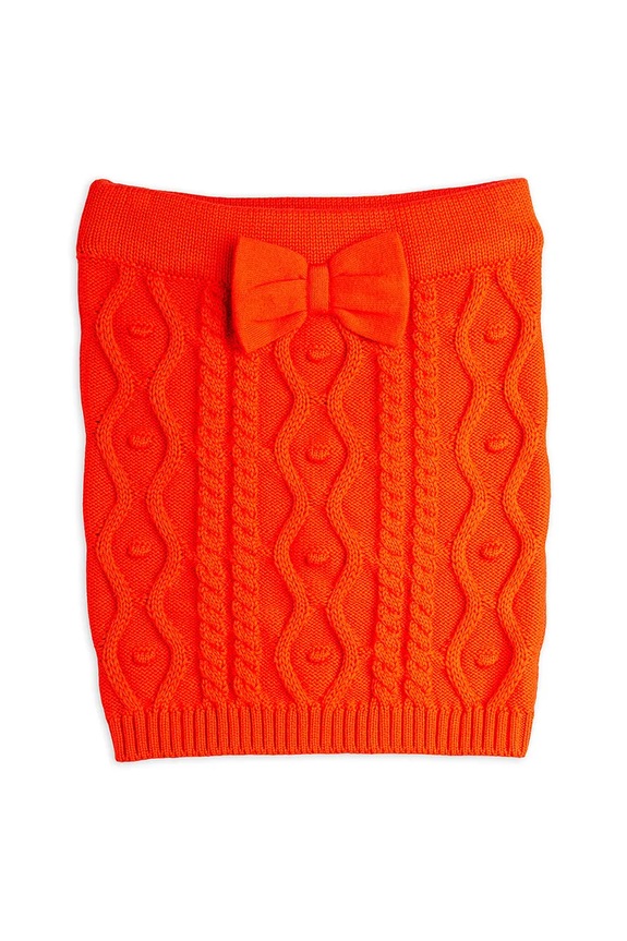 Mini Rodini spódnica bawełniana dziecięca 25730104 czerwony AW25