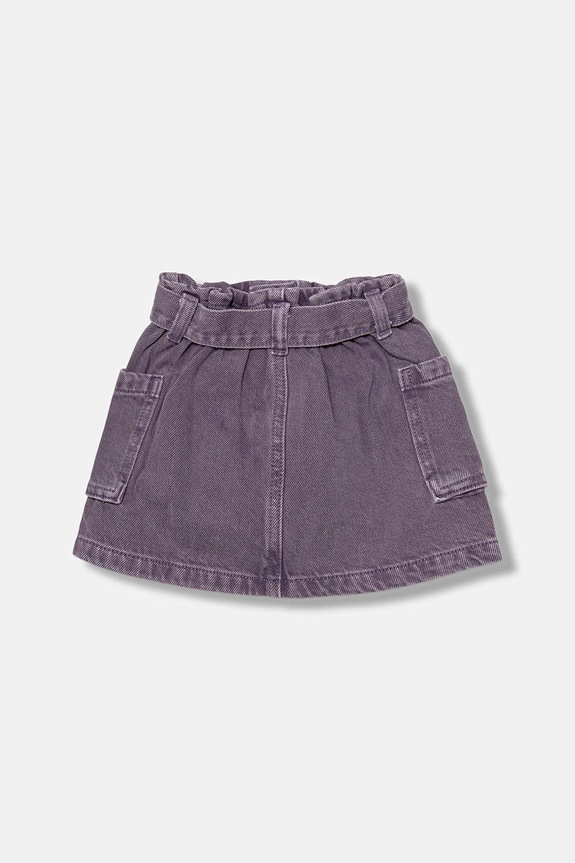 Παιδική τζιν φούστα United Colors of Benetton 481SG0017.P.seasonal μωβ AW25
