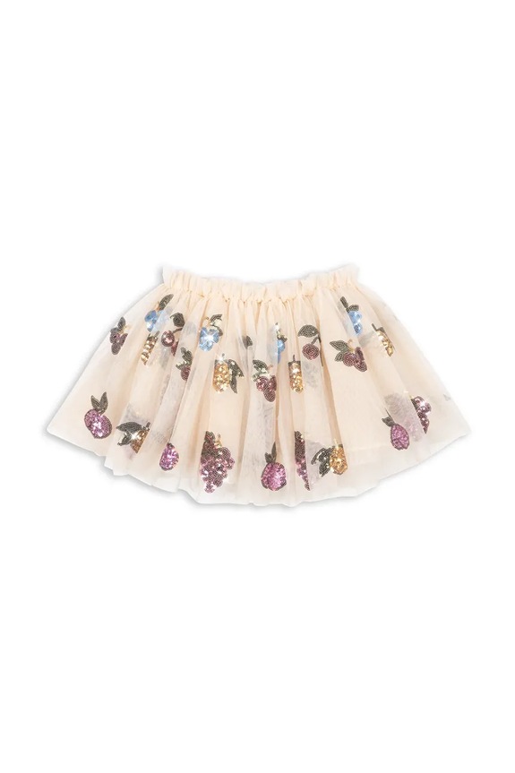 Dievčenská sukňa Konges Sløjd YVONNE SKIRT látka béžová KS104472.9BYA