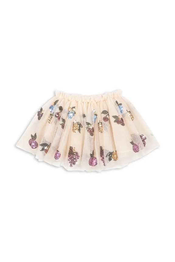 Dievčenská sukňa Konges Sløjd YVONNE SKIRT látka béžová KS104472.9BYA