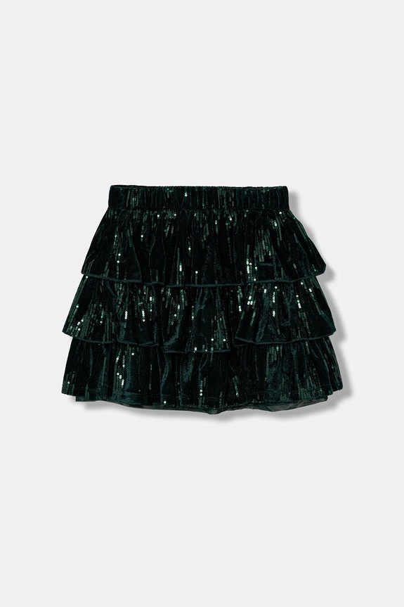 Dječja suknja United Colors of Benetton bez uzorka zelena 4OZGC002M.G.Seasonal