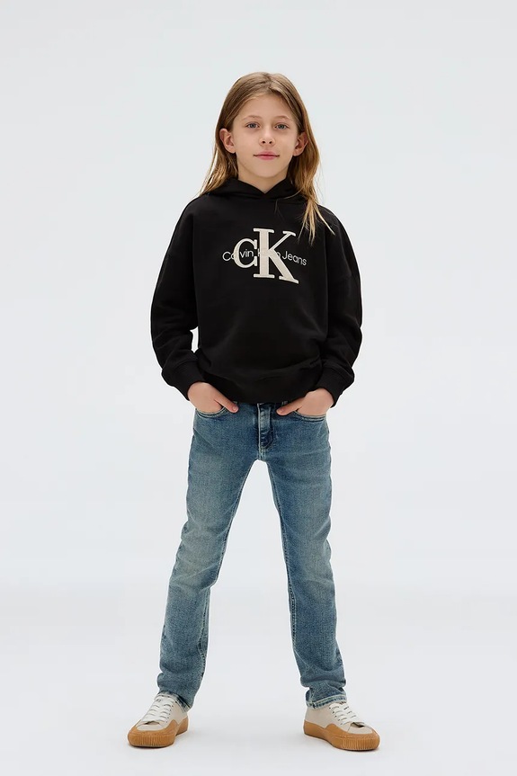 Παιδικά τζιν Calvin Klein Jeans SLIM με ρύθμιση μπλε IB0IB02189.128.170.9BYA