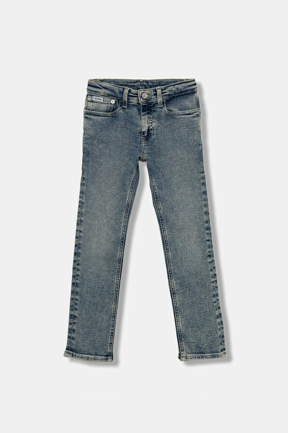 Παιδικά τζιν Calvin Klein Jeans SLIM IB0IB02189.128.170.9BYA μπλε AW25
