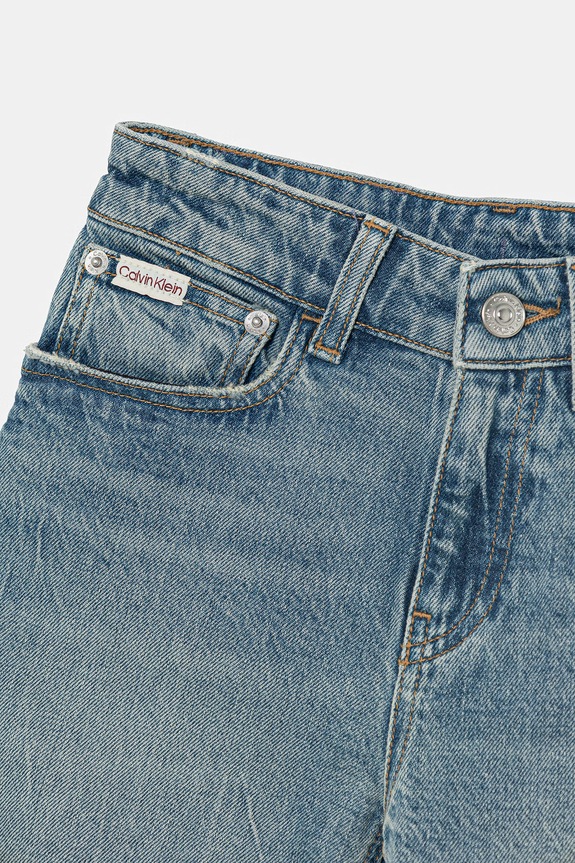 Chłopiec Calvin Klein Jeans jeansy straight dziecięce IB0IB02541.9BYA niebieski