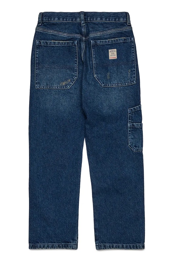 Dječje traperice Diesel D-BERR-J TROUSERS J02330 mornarsko plava AW25