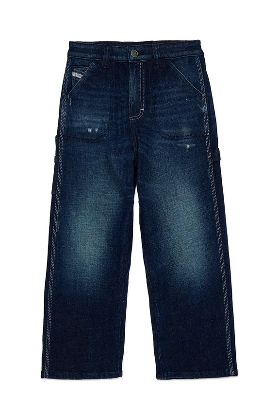 Detské rifle Diesel D-BART-J TROUSERS rifle tmavomodrá J02361