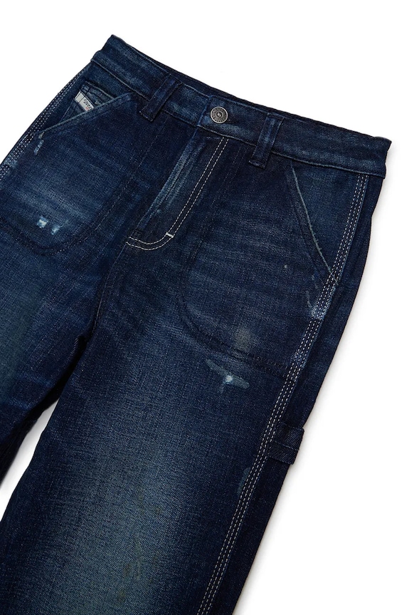 Chlapec Detské rifle Diesel D-BART-J TROUSERS J02361 tmavomodrá