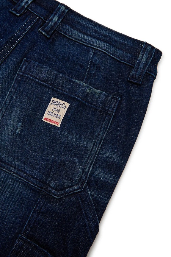 Detské rifle Diesel D-BART-J TROUSERS tmavomodrá J02361