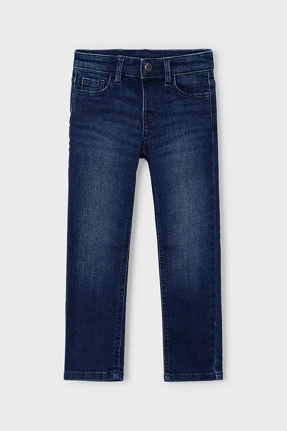 Mayoral jeans copii jeans slim fit basic Planet friendly bleumarin 504.5A.Mini.9BYA