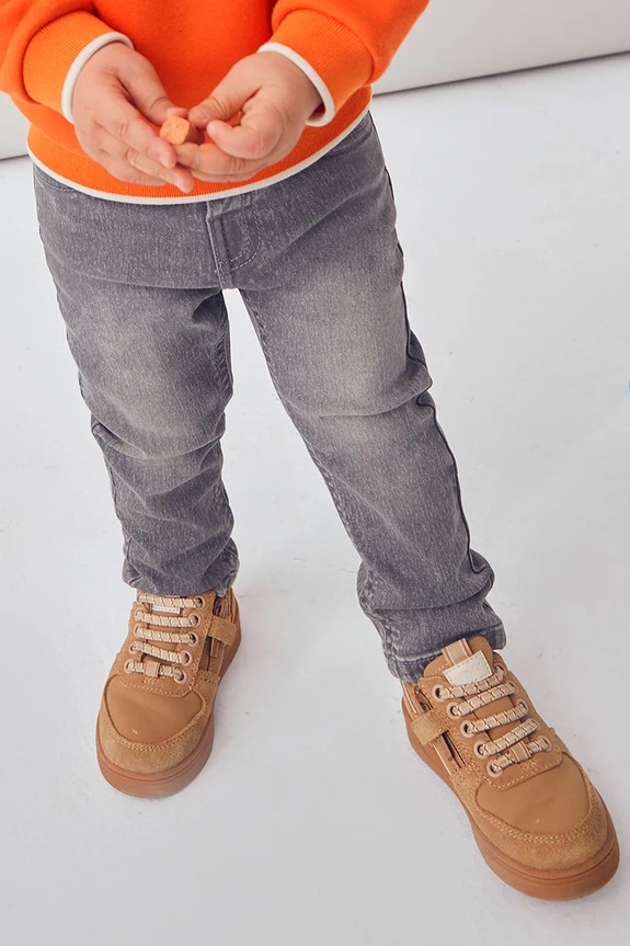 Traperice za bebe Mayoral jeans slim fit basic 510.3B.Baby.9BYA siva