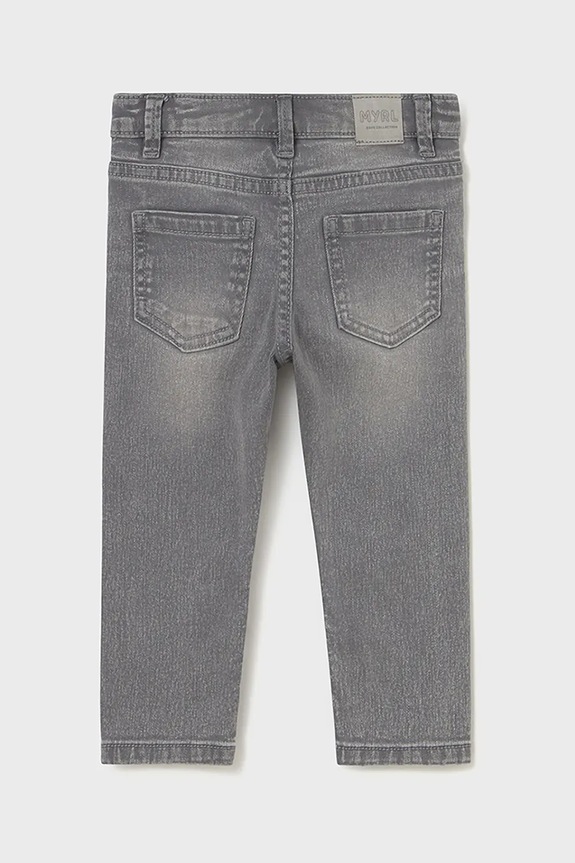 Dječaci Traperice za bebe Mayoral jeans slim fit basic 510.3B.Baby.9BYA siva