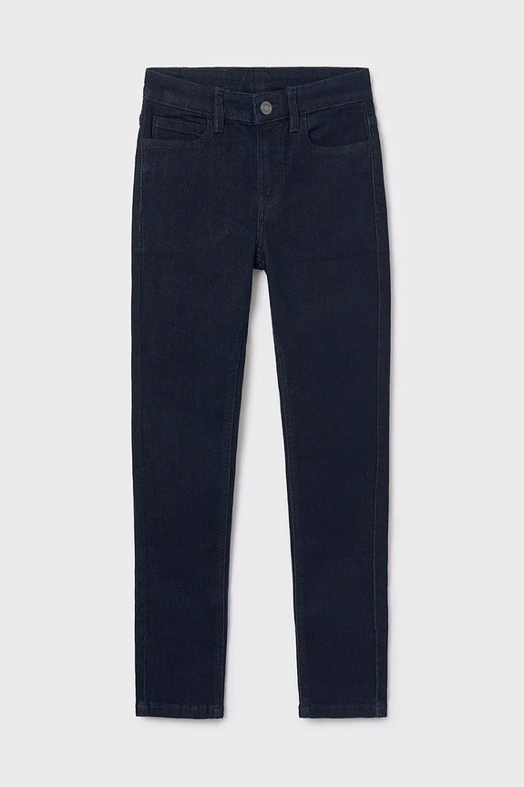 Mayoral jeansy dziecięce jeans slim fit basic 516.7A.Junior.9BYA granatowy AW25