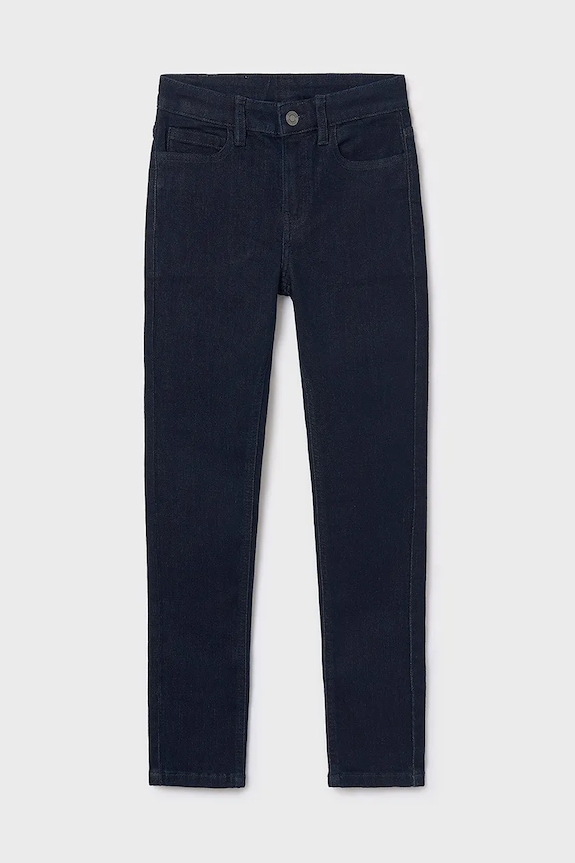 Mayoral jeansy dziecięce jeans slim fit basic 516.7A.Junior.9BYA granatowy AW25