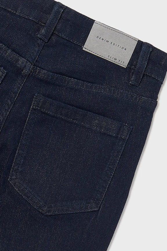 Mayoral jeansy dziecięce jeans slim fit basic granatowy 516.7A.Junior.9BYA