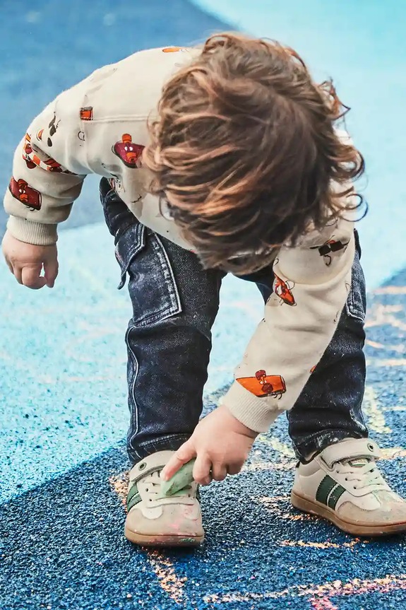 Mayoral jeansy dziecięce soft denim cargo Planet friendly granatowy 2505.3B.Baby.9BYA
