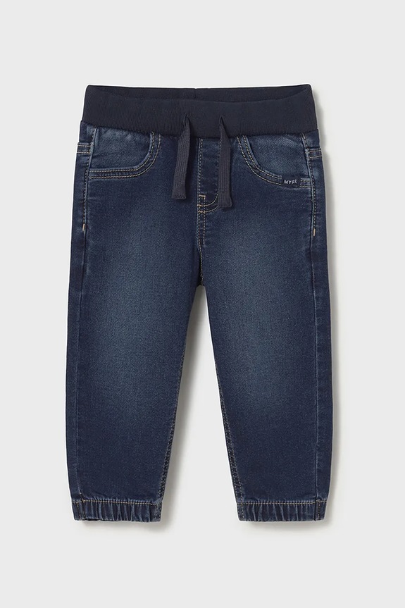 Mayoral jeansy dziecięce soft denim jogger 2508.3C.Baby.9BYA niebieski AW25