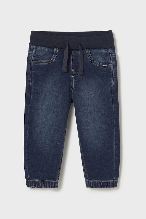 Mayoral jeansy dziecięce soft denim jogger 2508.3C.Baby.9BYA niebieski AW25