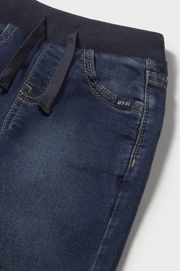 Mayoral jeansy dziecięce soft denim jogger niebieski 2508.3C.Baby.9BYA