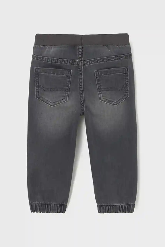 Dječaci Dječje traperice Mayoral soft denim jogger 2508.3C.Baby.9BYA crna