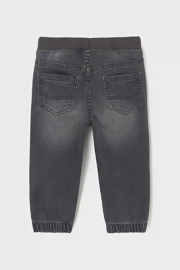 Dječaci Dječje traperice Mayoral soft denim jogger 2508.3C.Baby.9BYA crna