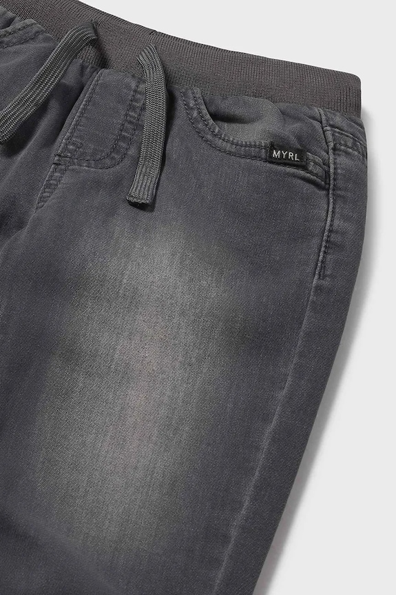 Dječje traperice Mayoral soft denim jogger crna 2508.3C.Baby.9BYA
