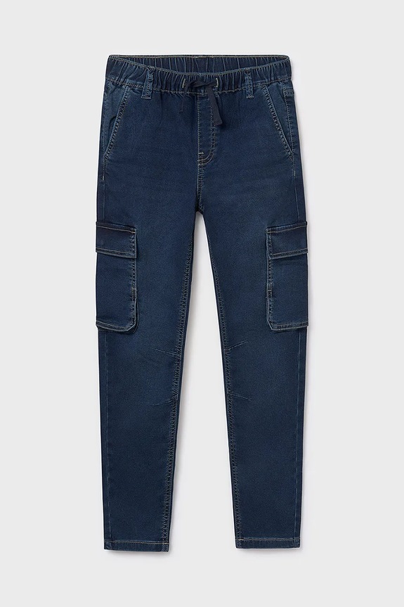 Mayoral jeansy dziecięce soft denim jogger 7560.7B.Junior.9BYA niebieski AW25